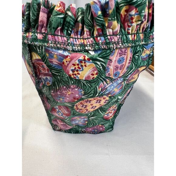 1996 Longaberger Easter Basket w/Egg Liner & Protector 7.5"L x 5"W x 6"H - Picture 5 of 5